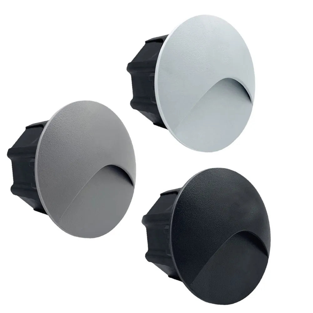 Orthorun | Modern Waterproof IP65 LED Recessed Wall Lamp – 3W Embedded Step & Staircase Balcony Light