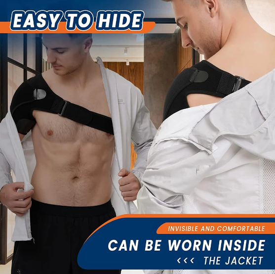 Orthorun | Shoulder Support Compression Sleeve – Alleviates Pain, Dislocations & Injuries