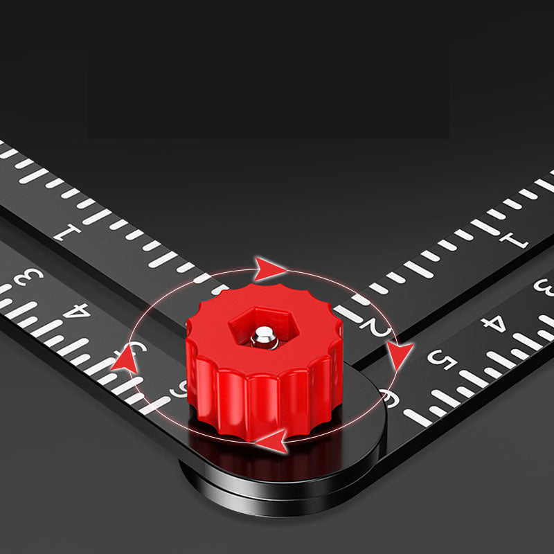 Adjustable Aluminum Alloy Tile Work Folding Ruler - Orthorun