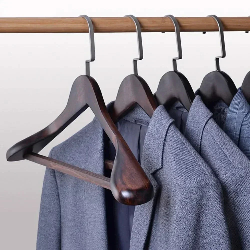 Orthorun | Luxury Wooden Clothes Hangers with Curved Design