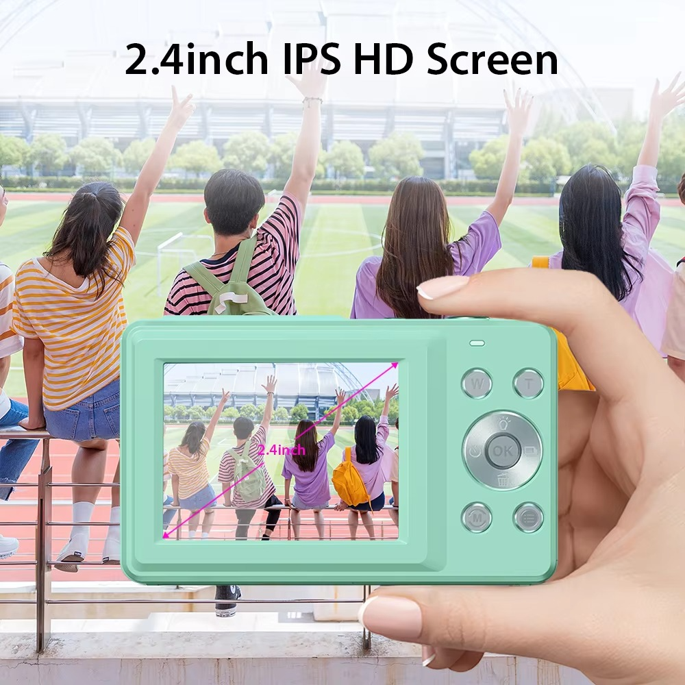 Orthorun | High-Resolution Kids' Digital Camera - 1080P HD, 44MP with 16X Zoom