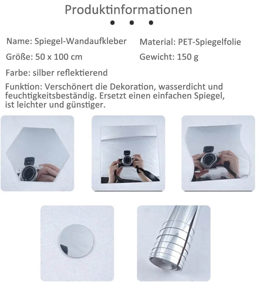 Orthorun | Ultra-Flexible Mirror – Safe & Shatterproof Unbreakable Mirror Sheet