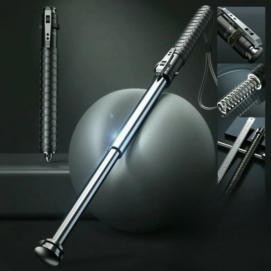 Orthorun | Automatic Self Defense Walking Stick for Hiking & Urban Safety – Tactical Hiking Staff