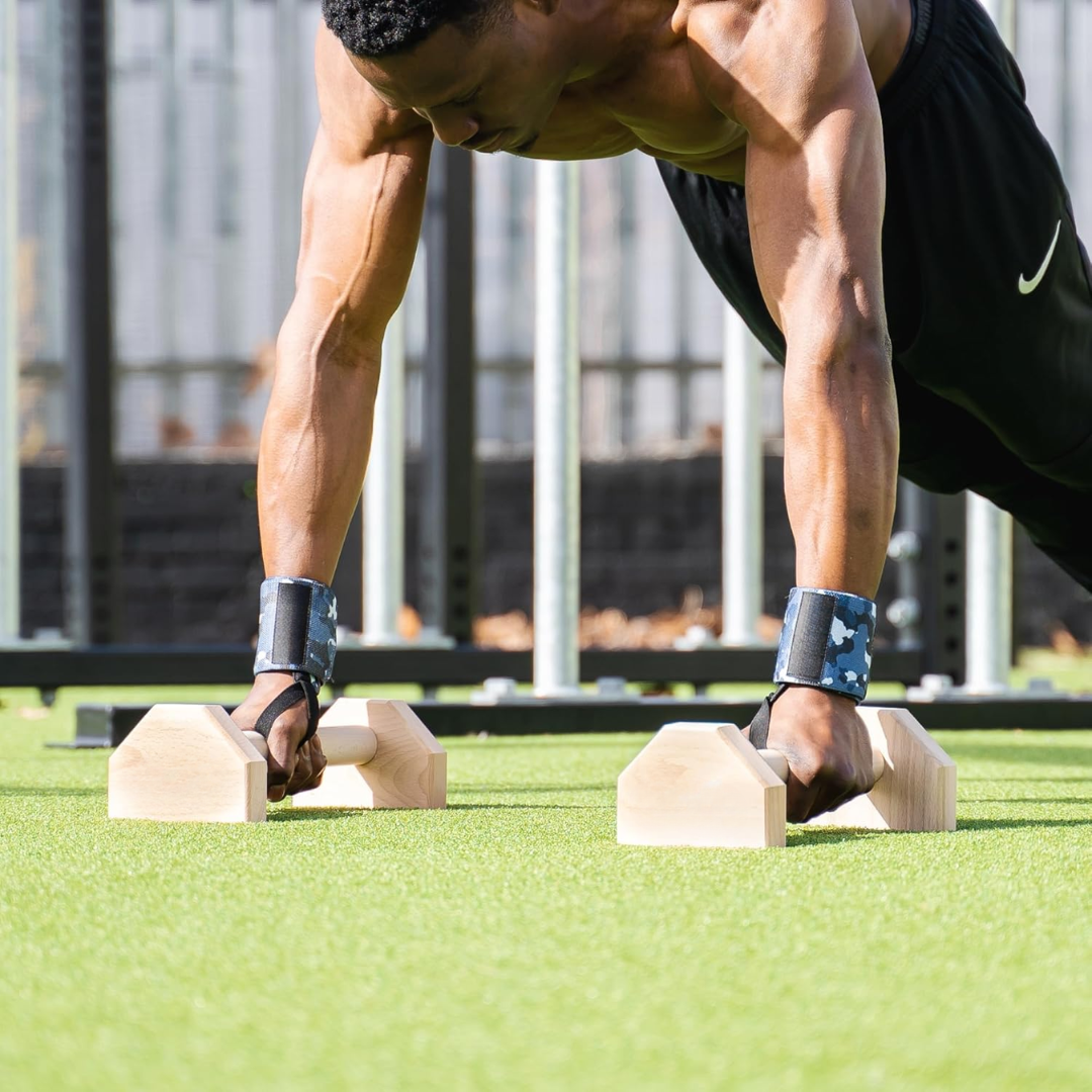 Orthorun | Calisthenics PowerBars - Robust Three Push-Up Stands