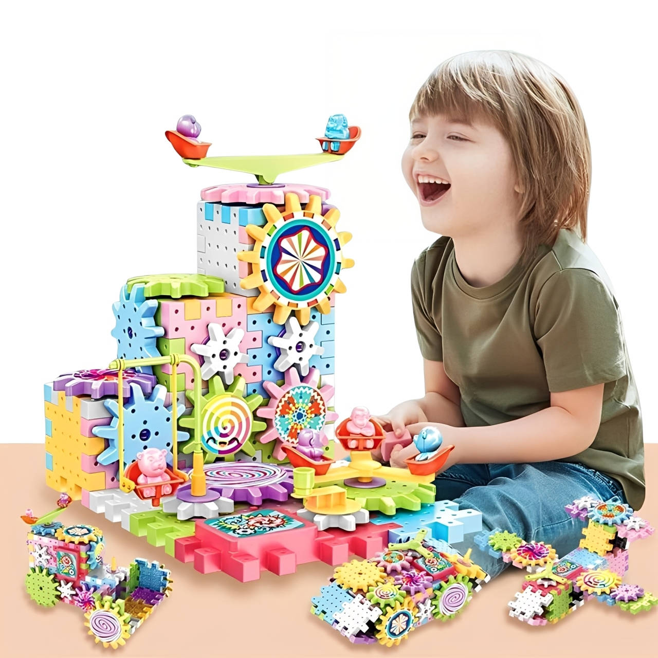 263 Pcs Kids Building Blocks Kit - Orthorun