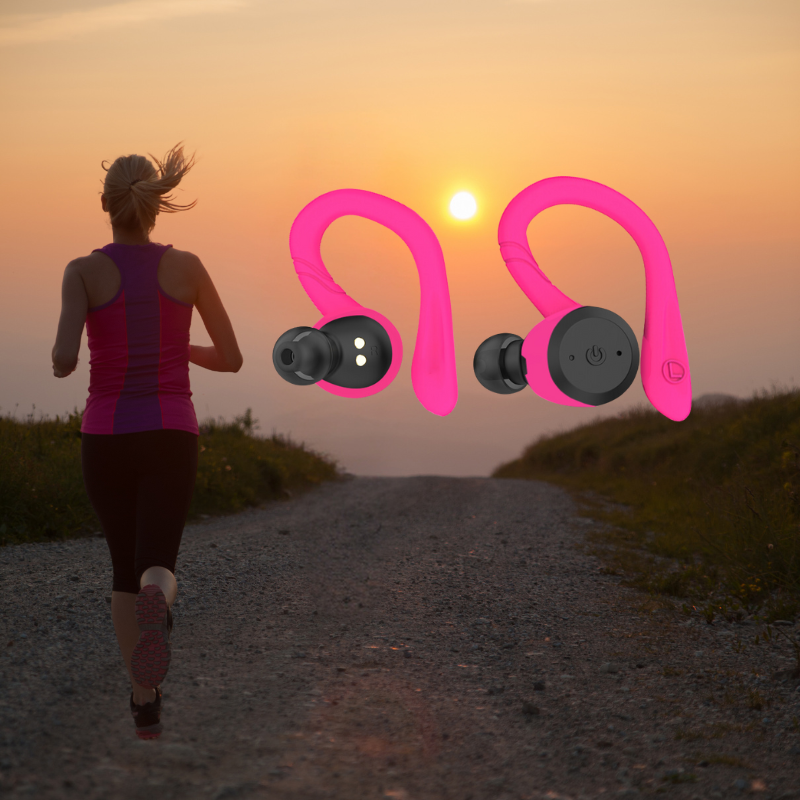 Orthorun | Vega Waterproof Wireless Sport Earbuds – 20 Hours Playtime | Bluetooth 5.0, IPX7 for Swimming & Fitness