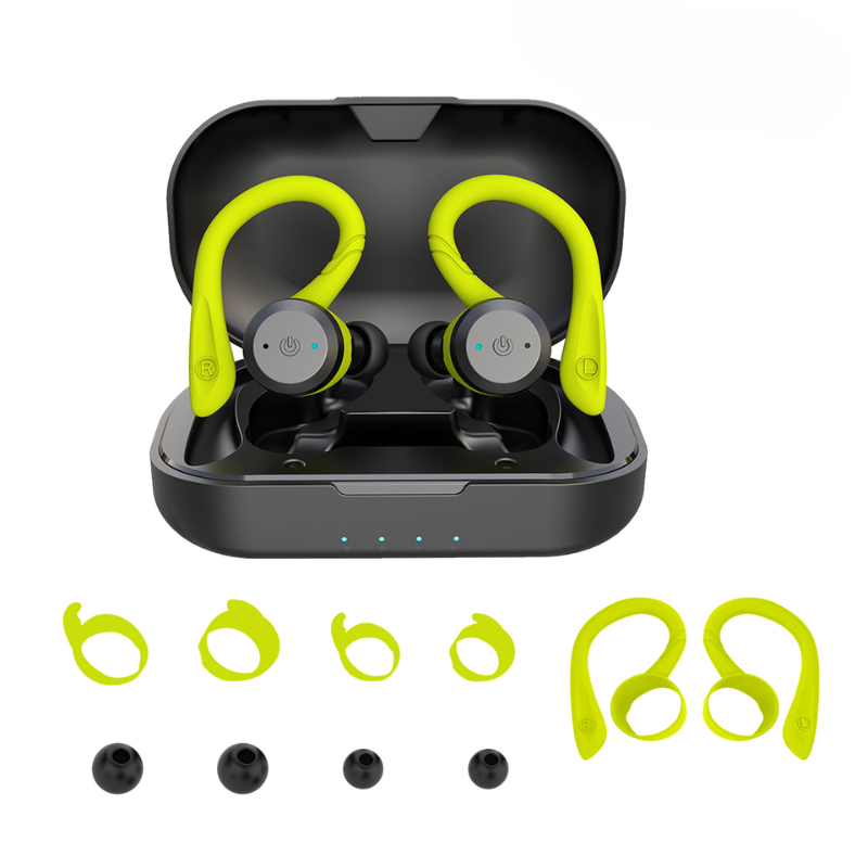 Orthorun | Vega Waterproof Wireless Sport Earbuds – 20 Hours Playtime | Bluetooth 5.0, IPX7 for Swimming & Fitness