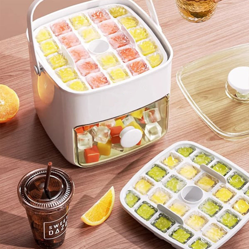 2-Stage Push In Ice Cube Tray - Orthorun