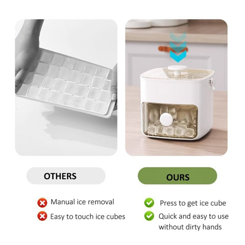 2-Stage Push In Ice Cube Tray - Orthorun