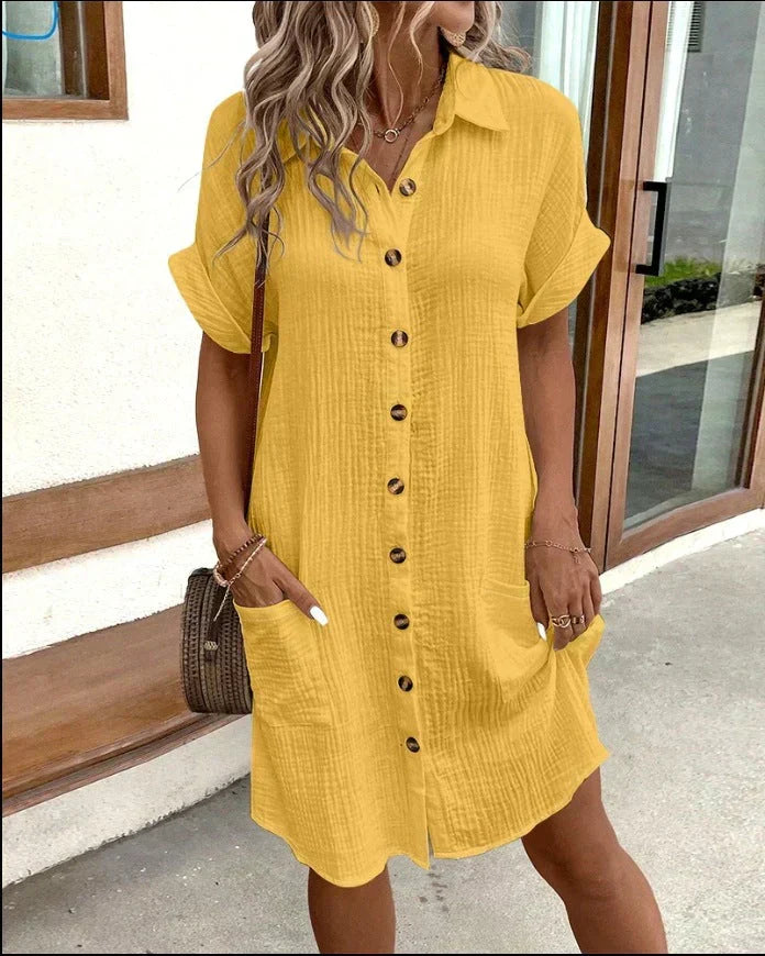 Xander | Women’s Cotton Polo Shirt Dress