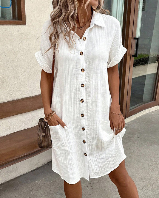 Xander | Women’s Cotton Polo Shirt Dress