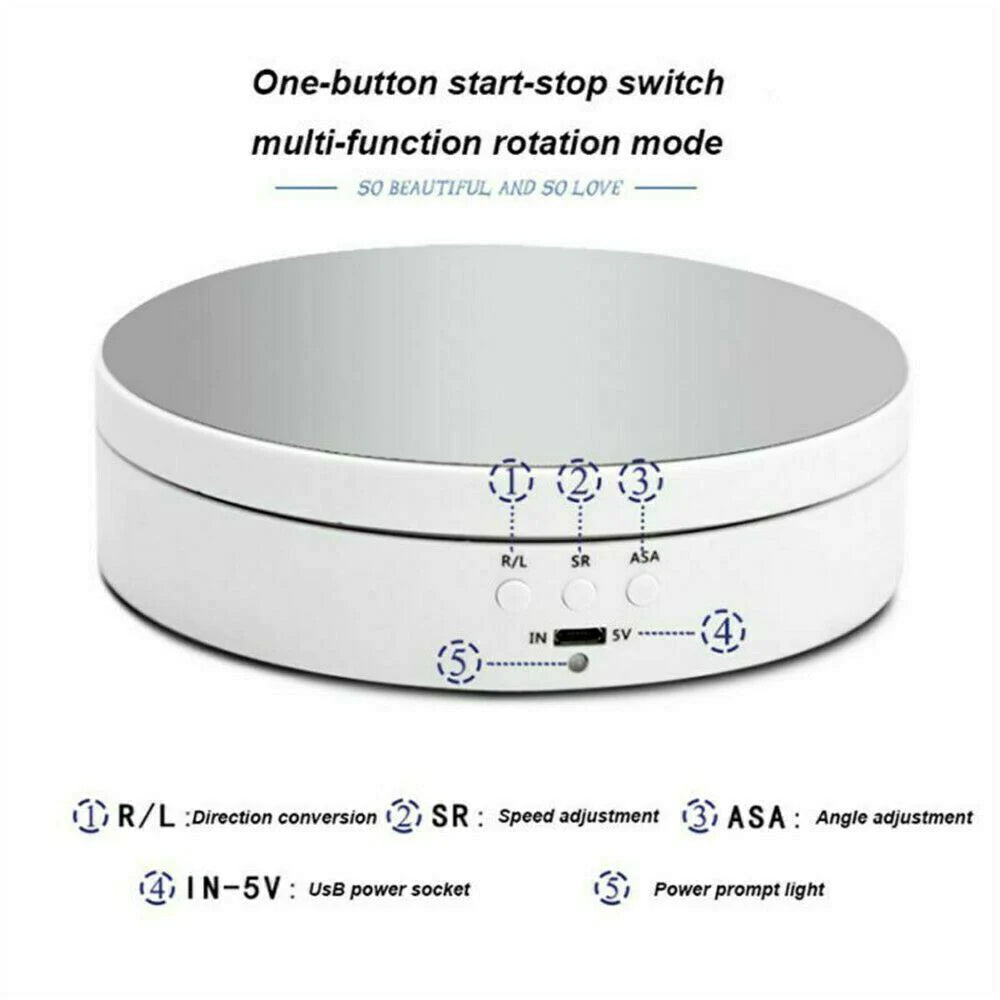 360° Electric Motorized Rotating Display Rack - Orthorun
