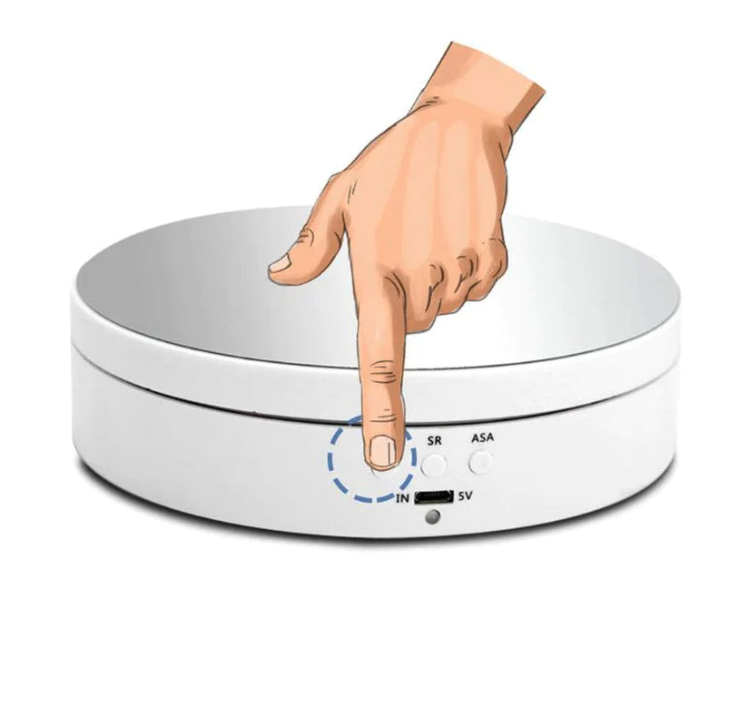 360° Electric Motorized Rotating Display Rack - Orthorun
