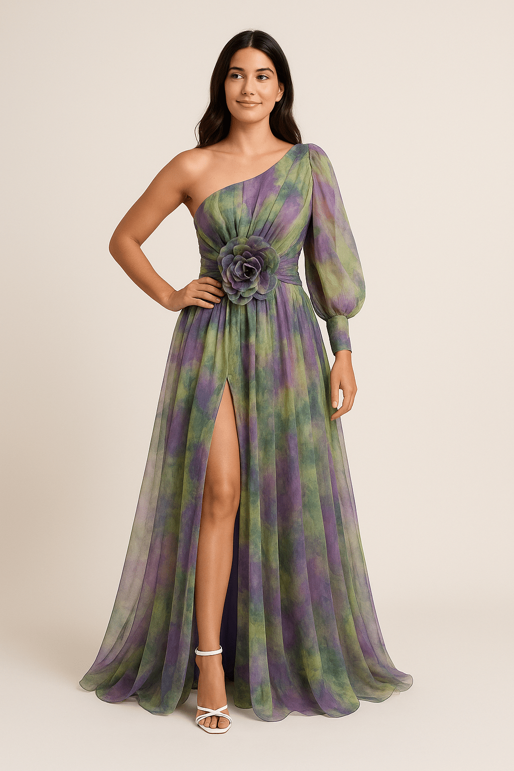 Galiana | Women’s One‑Shoulder A‑Line Dress