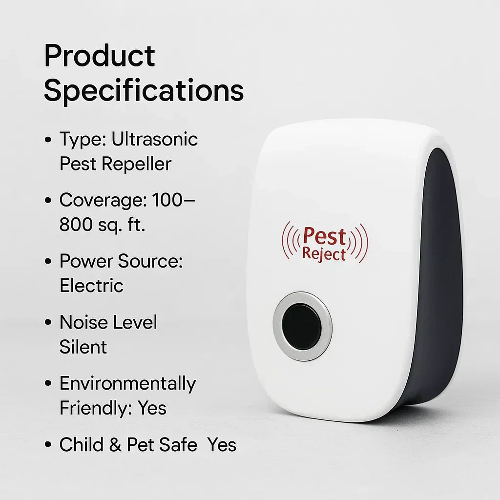 Orthorun | Ultrasonic Squirrel Repeller Device – Effective Pest Control to Deter Squirrels in 48 Hours for Gardens & Yards