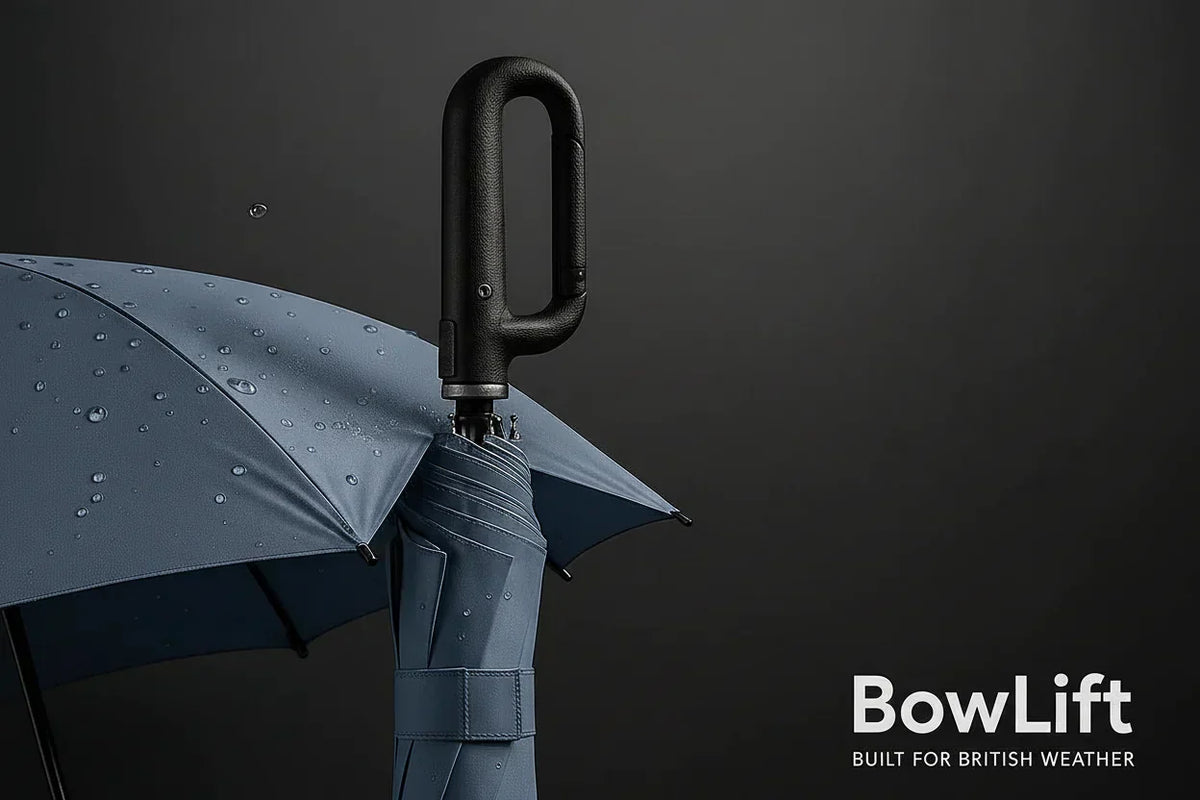 Orthorun | Wind-Resistant Automatic Folding Umbrella – Compact & Durable with Large Buckle Handle
