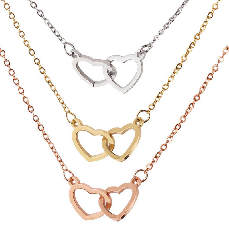 Orthorun | Heart Necklace with Rotating Rose Gift Box – Romantic Jewelry Set for Her