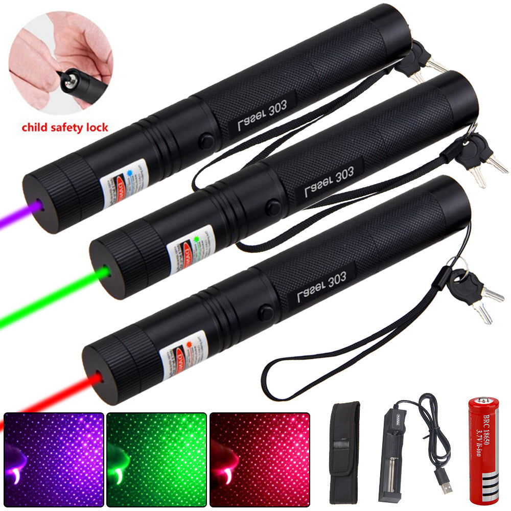 Orthorun | Zelara-Power Laser Pointer 303 - Rechargeable High Power USB Laser