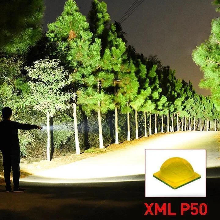 90000 Lumens Xhp50.2 Most Powerful Flashlight - Orthorun