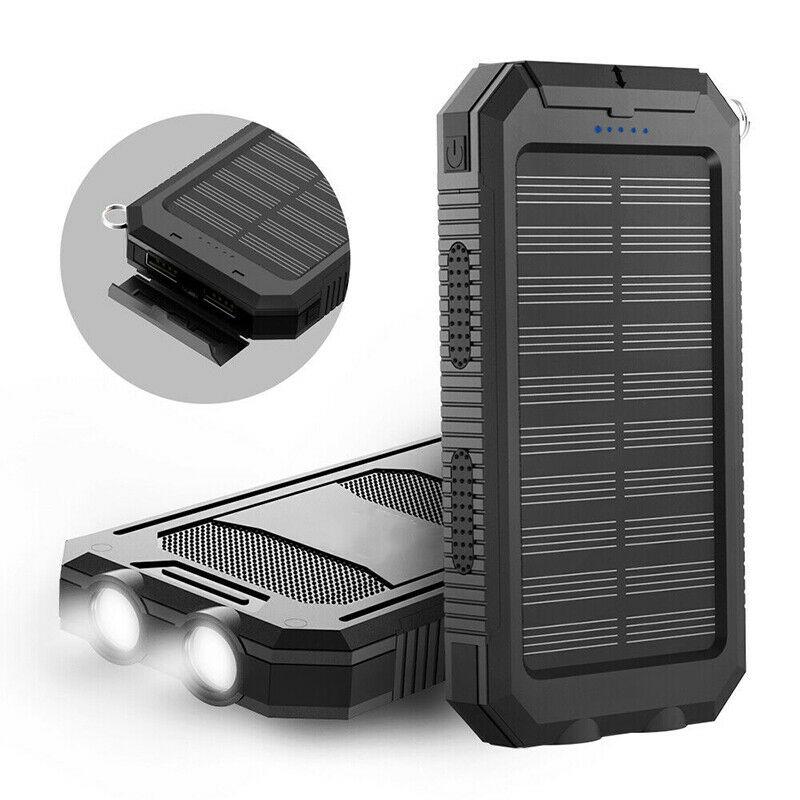 500000 MAH Solar Charger, Waterproof Power Bank, External - Orthorun