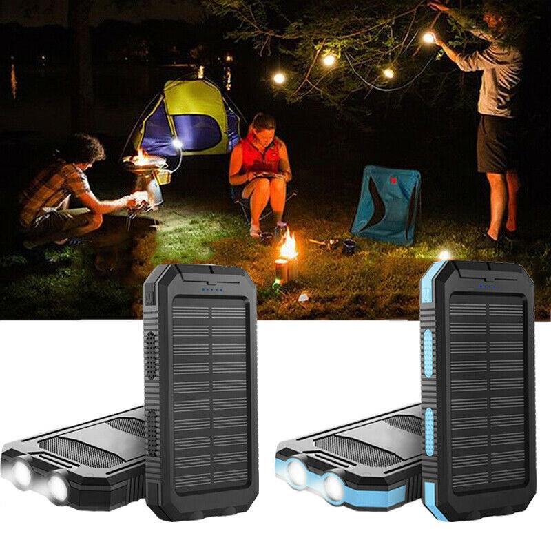 500000 MAH Solar Charger, Waterproof Power Bank, External - Orthorun