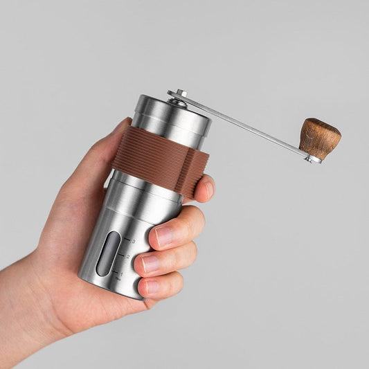 Orthorun | Coffee Grinder – 304 Stainless Steel Manual Burr Grinder