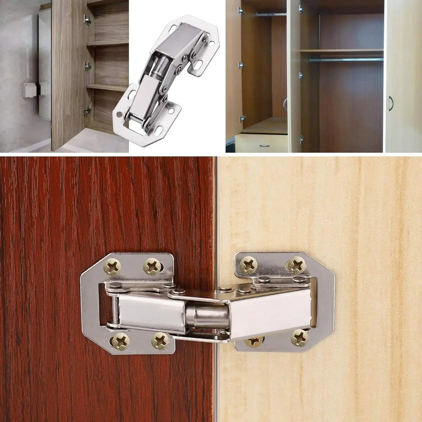 10 PCS Cabinet Hinges - Orthorun