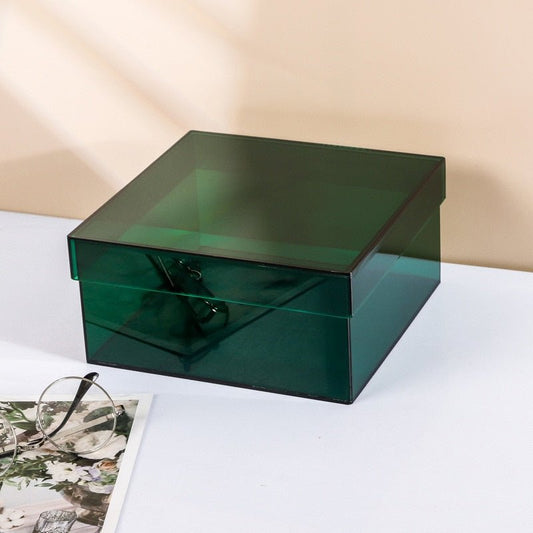 Orthorun | Colorful Acrylic Storage Organizer Box with Lid