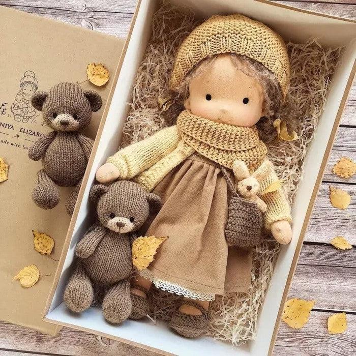 Orthorun Poppi | Handcrafted Waldorf Cuddle Doll – Soft, Organic & Non-Toxic