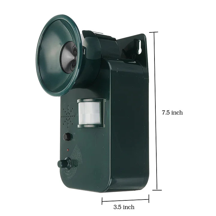 5000sqft 9v Dc Ultra Sonic Cordless Pest Animal Repeller Outdoor Safely Repel Various Animal - Orthorun