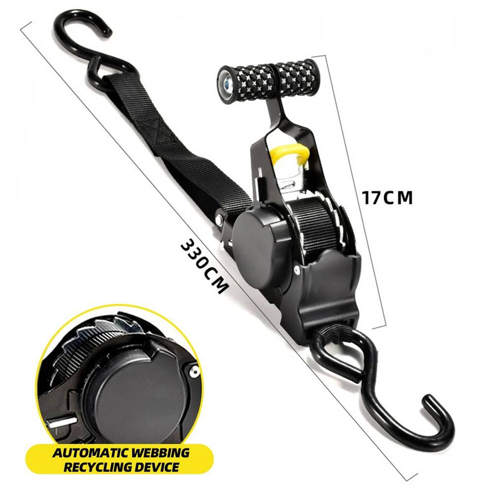 2-set Retractable Ratchet Straps - Orthorun