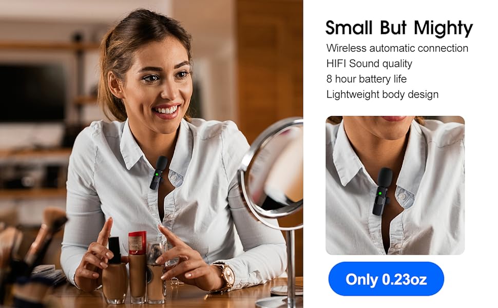 2 Pack Wireless Microphone For Iphone Ipad - Orthorun