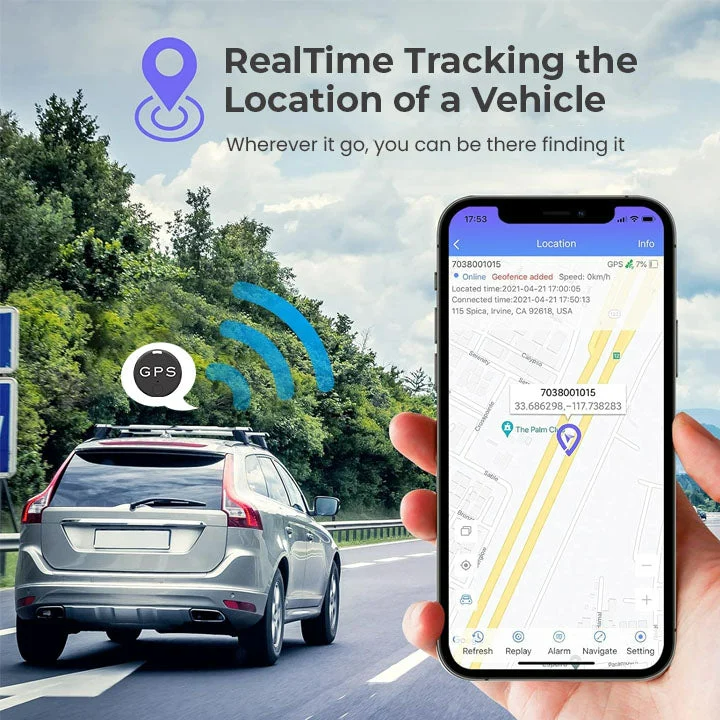 Orthorun | Mini Magnetic GPS Tracker – Compact Tracking Device for Belongings