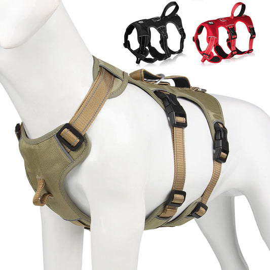 Orthorun | Reflective Anti-Pull Dog Harness – No-Pull Pet Vest with Handle, GripGuard