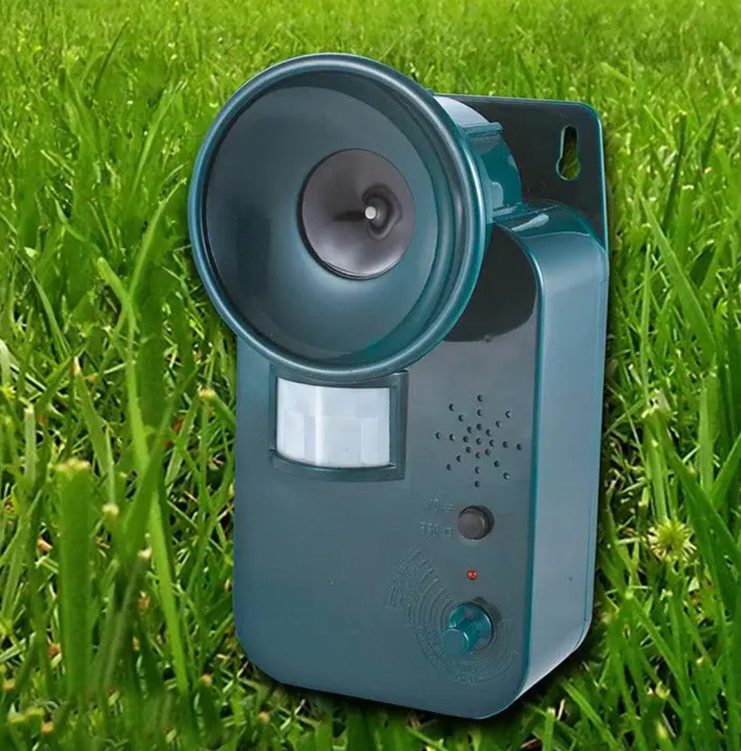 5000sqft 9v Dc Ultra Sonic Cordless Pest Animal Repeller Outdoor Safely Repel Various Animal - Orthorun