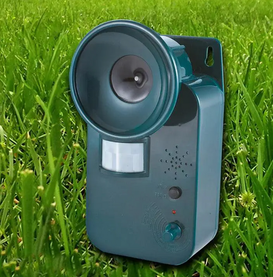 5000sqft 9v Dc Ultra Sonic Cordless Pest Animal Repeller Outdoor Safely Repel Various Animal - Orthorun