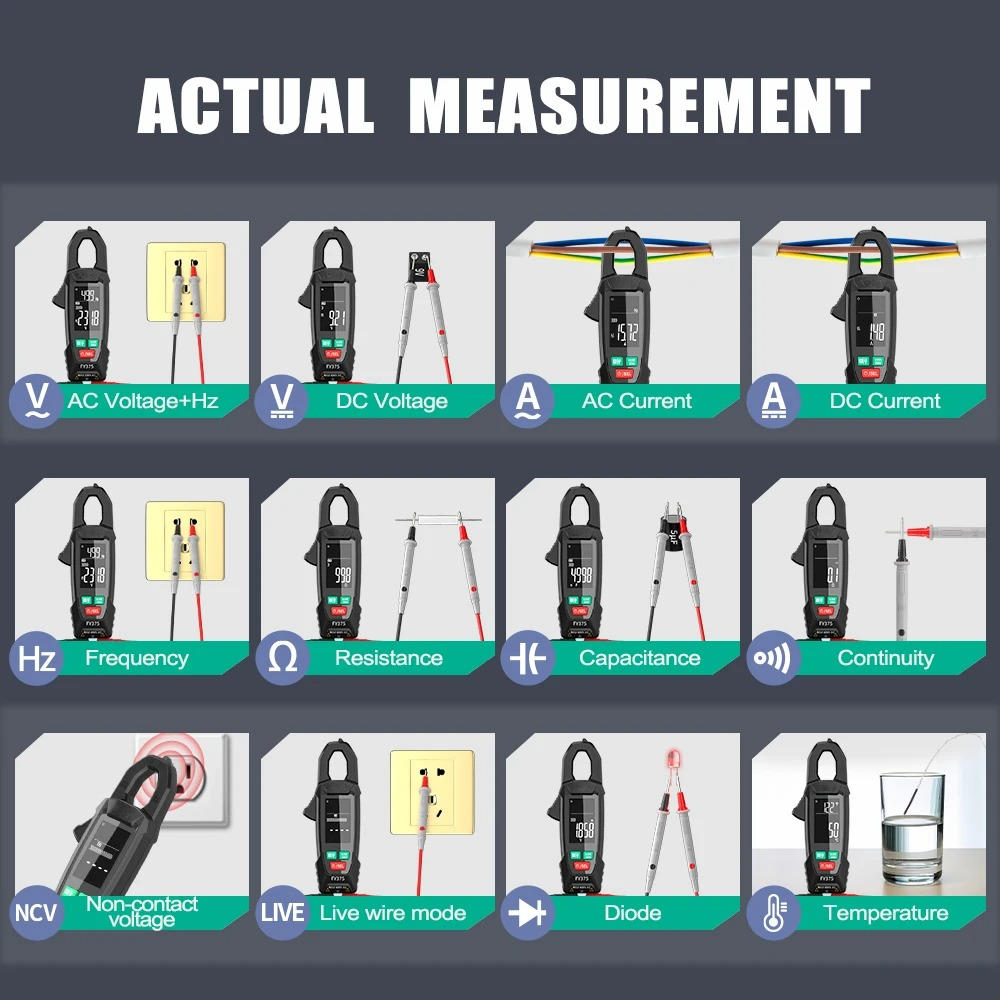 AC DC Clamp Electric Meter - Orthorun