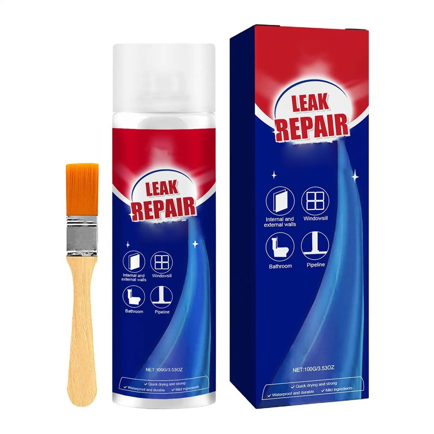 2 Set Leak Repair Waterproof Sealant Spray All Purpose - Orthorun