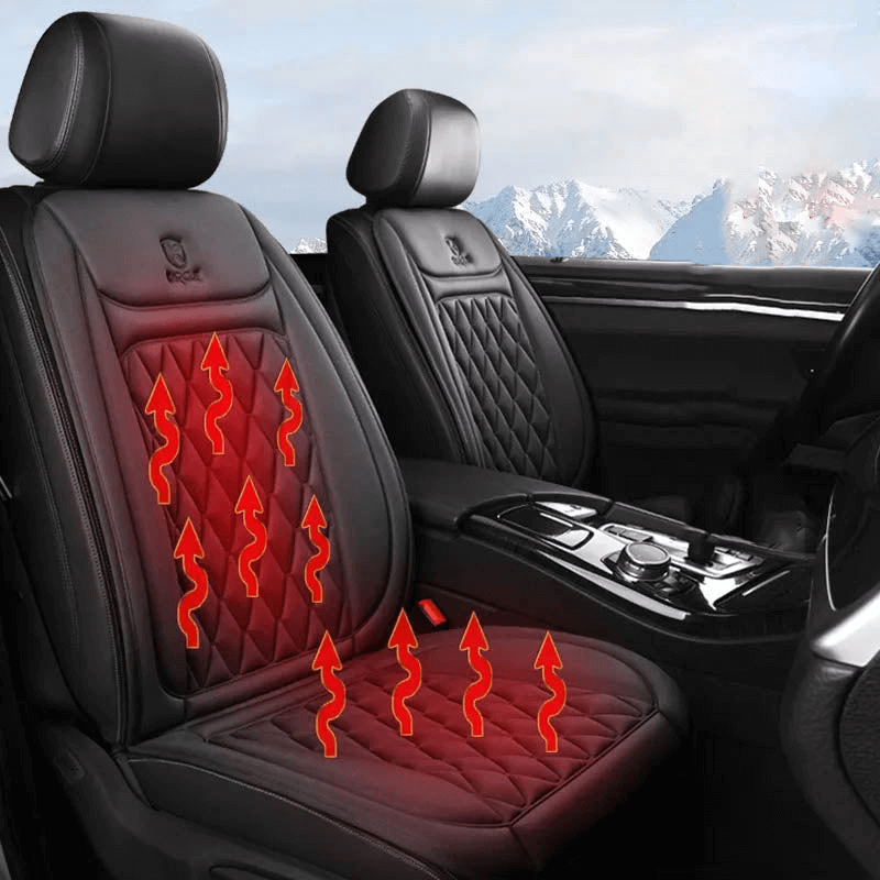Orthorun | Heated Car Seat Cover – Adjustable Temperature Control 30°C-65°C for Cars, Trucks & Home Use