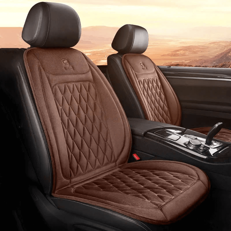 Orthorun | Heated Car Seat Cover – Adjustable Temperature Control 30°C-65°C for Cars, Trucks & Home Use