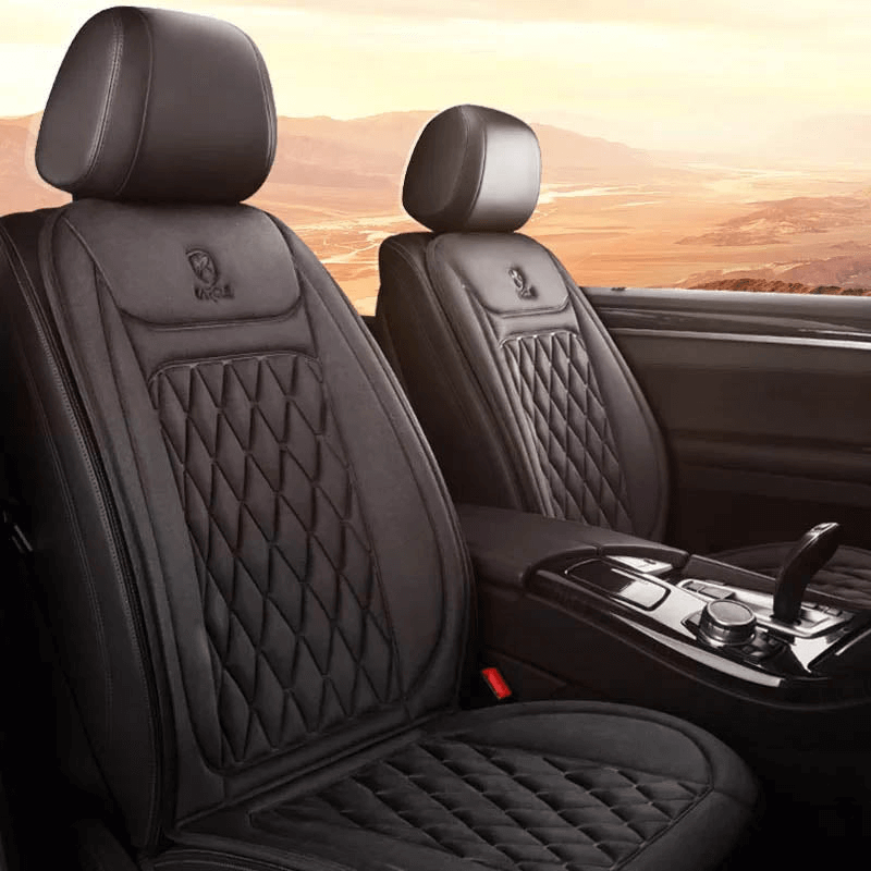 Orthorun | Heated Car Seat Cover – Adjustable Temperature Control 30°C-65°C for Cars, Trucks & Home Use