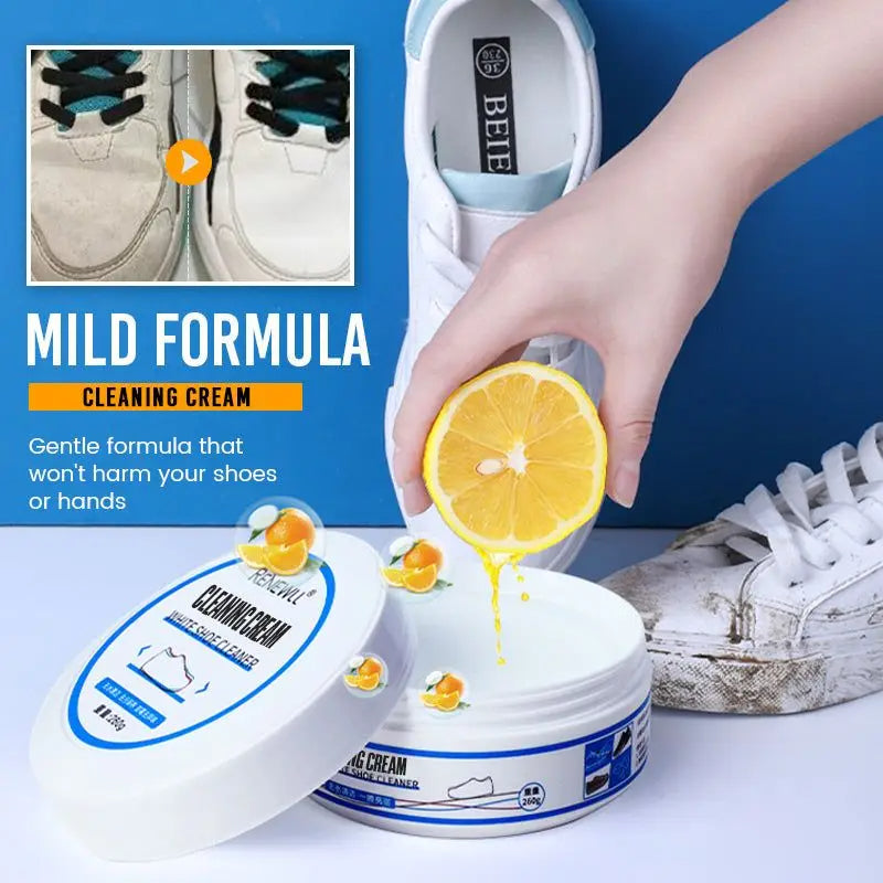100g White Shoes Cleaner - All-Purpose Cleansing Cream - Orthorun