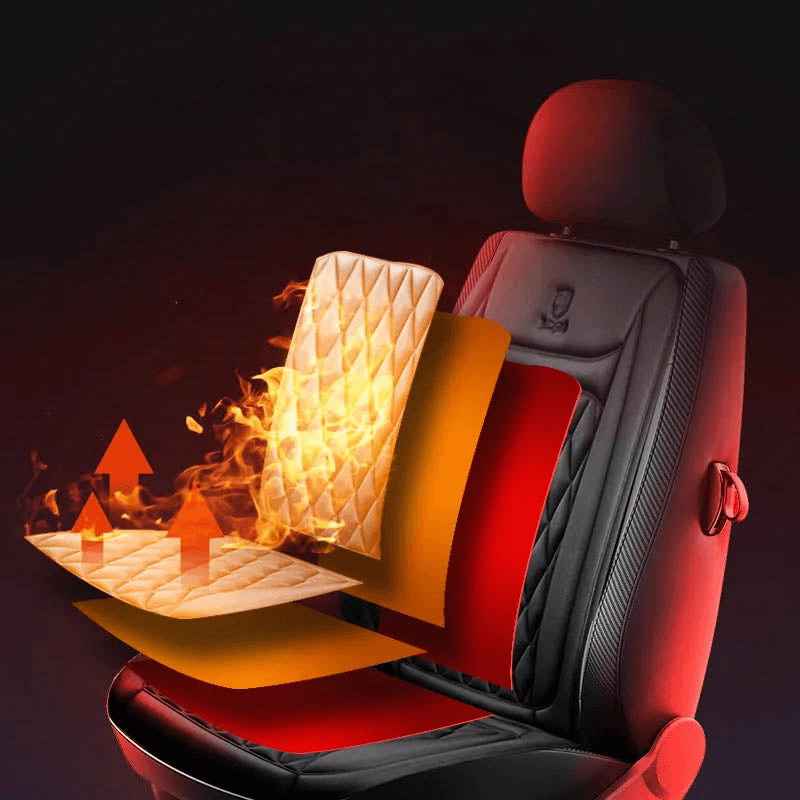 Orthorun | Heated Car Seat Cover – Adjustable Temperature Control 30°C-65°C for Cars, Trucks & Home Use