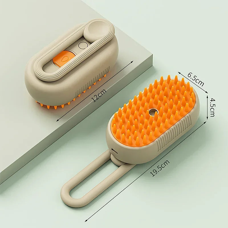 3-in-1 Pet Steam Grooming Brush - Orthorun