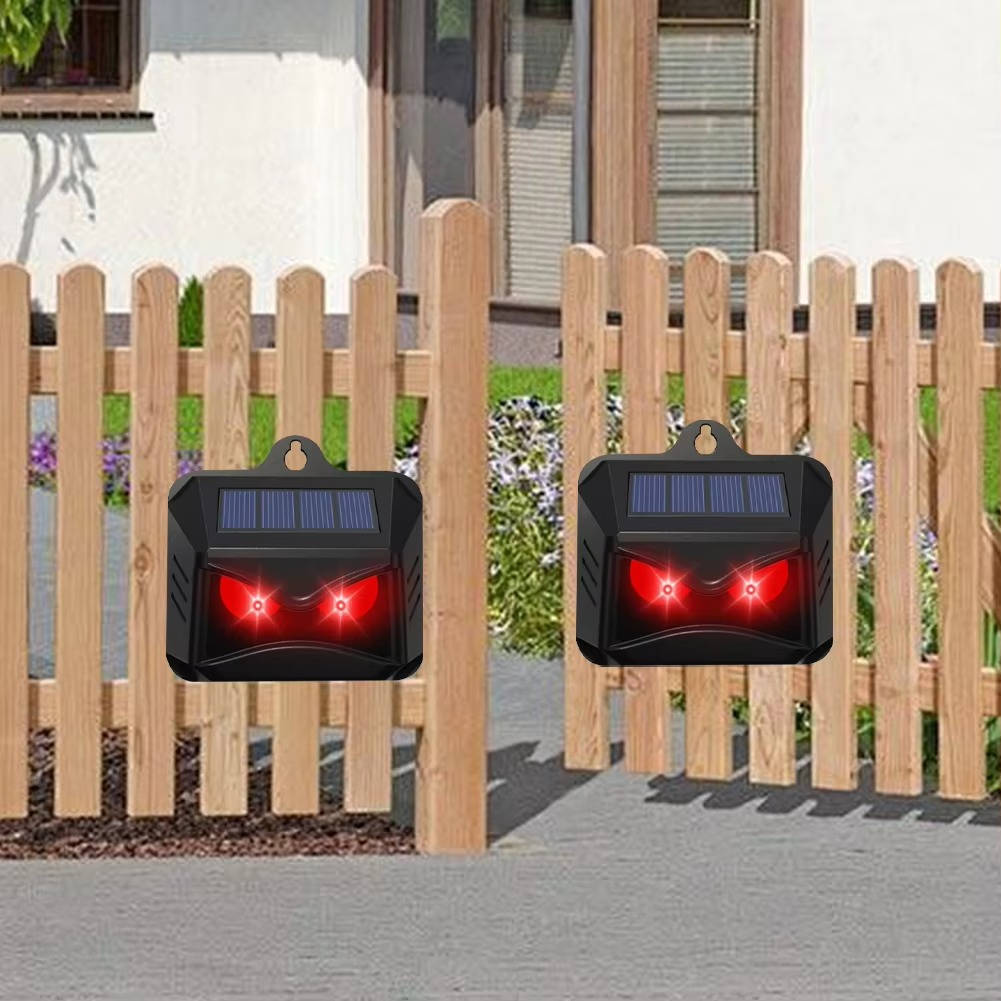 2pcs Solar Powered Ultrasonic Animal Repellent - Orthorun