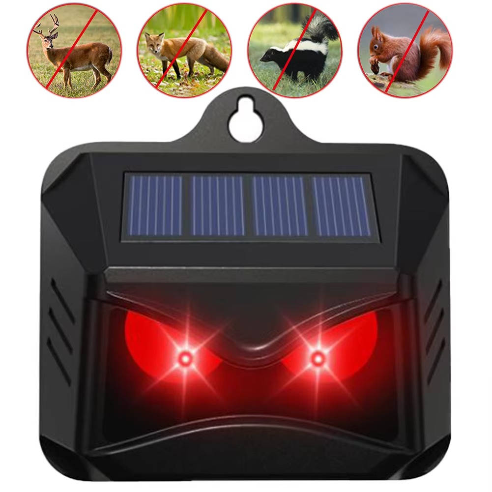 2pcs Solar Powered Ultrasonic Animal Repellent - Orthorun