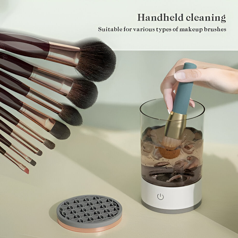 3-in-1 Cosmetic Brush Cleaner Machine - Electric Makeup Brush Cleaner Device - Orthorun