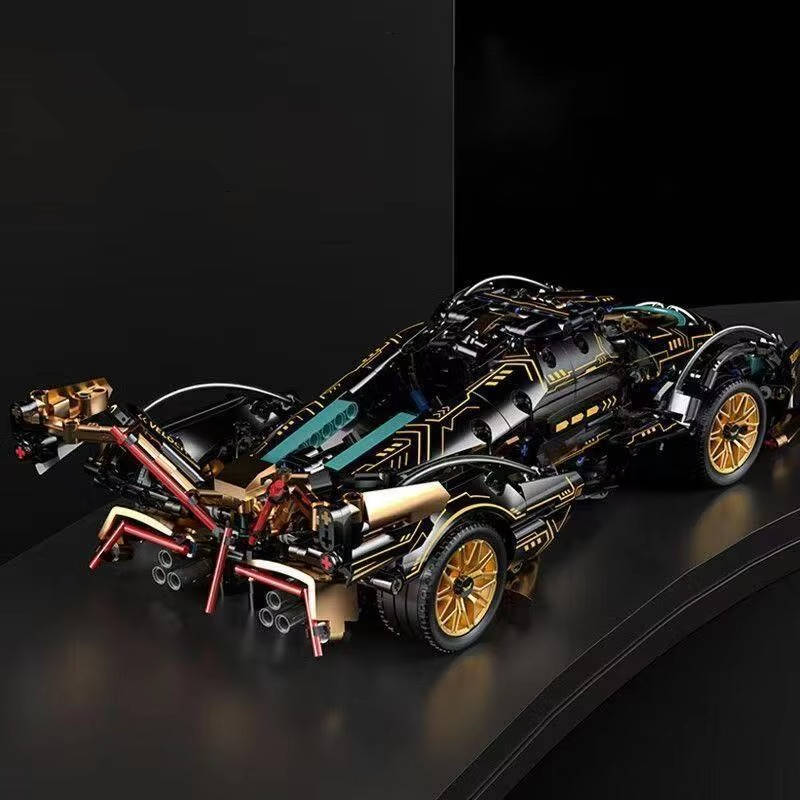 1690 Piece V12 Model Car Building Block Set - Orthorun