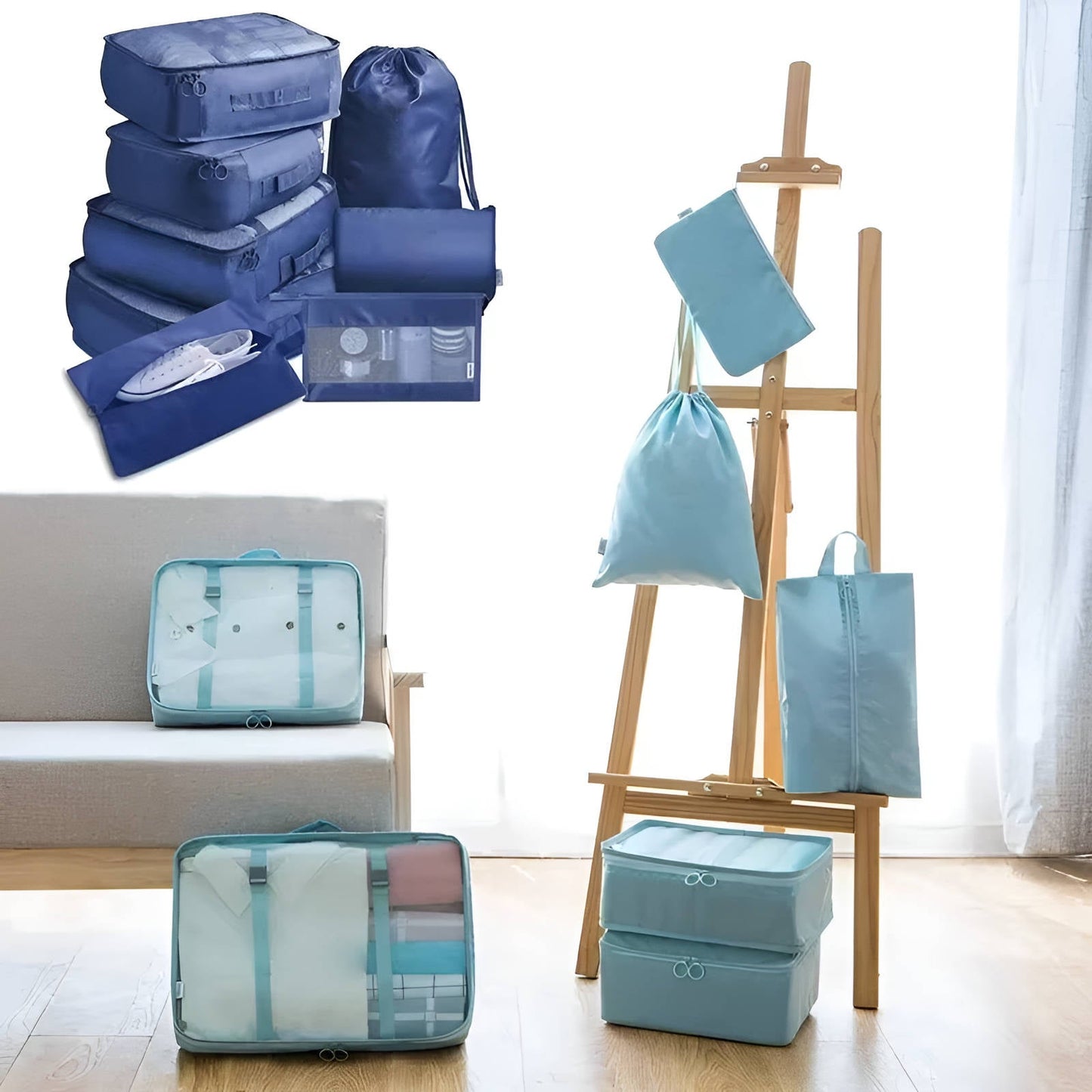 7 Set Packing Cubes For Travel - Orthorun