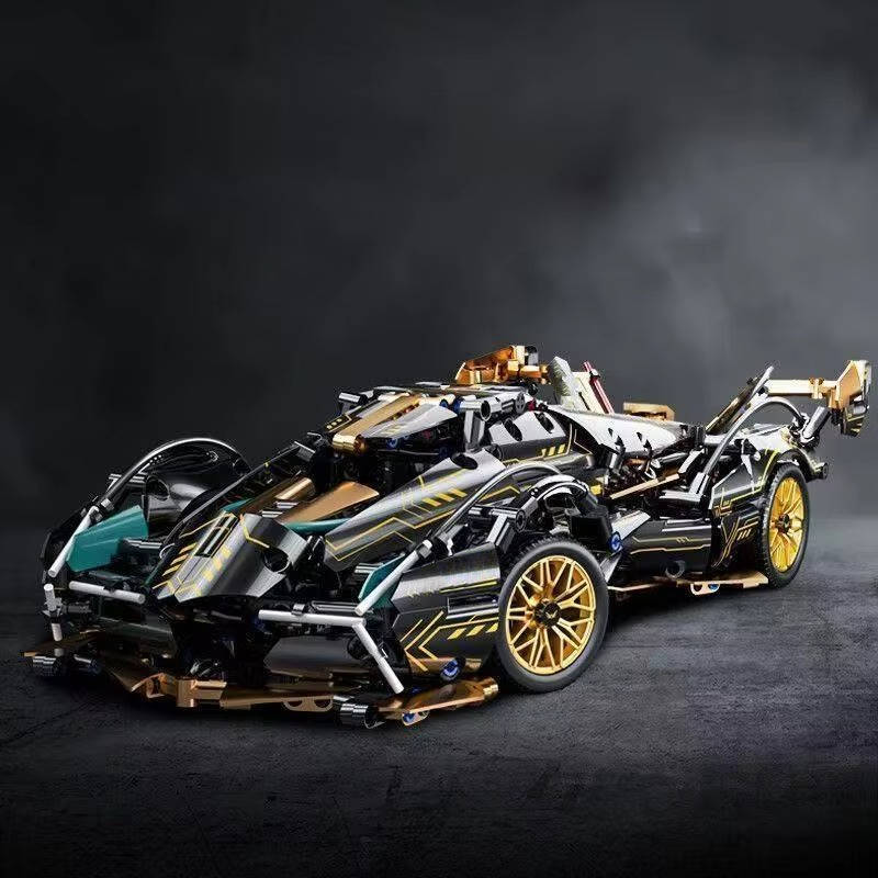 1690 Piece V12 Model Car Building Block Set - Orthorun